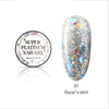 Glitter UV Gel Nail Polish Super Shining Platinum Paint Nail Gel Varnish Semi Permanent Hybrid Nail Art Led Gel Polish