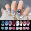 SKVP Cat Eye Gel Nail Polish Varnish Semi Perman  Gel Nail Art Gel 8ML Glitter Effect Soak Off UV Gel for Nails Design