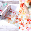 1 Box 4*100cm Nail Foils Marble Series Nail Art Transfer Sticker Paper Gold Line Foils Bright Marble DIY Design Decoration