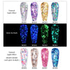 BORN PRETTY Glitter Sequins Gel Nail Polish Glow In The Dark Shining Soak Off UV Gel Polish Long-Lasting Nail Art Hybrid Varnish