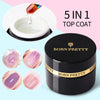 BORN PRETTY Glitter Sequins Gel Nail Polish Glow In The Dark Shining Soak Off UV Gel Polish Long-Lasting Nail Art Hybrid Varnish
