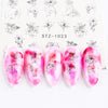 Black Animal Geometry Nail Water Decals Deer Fox Pig  Slider Sticker Nail Designs DIY Polish Manicure Accessory