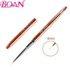 1PC Rose Gold UV Gel Brush Extension Liner Painting Brush Lines Liner Drawing Nail Brushes Nails Pen Manicure Nail Art Tools