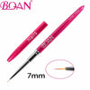 1PC Rose Gold UV Gel Brush Extension Liner Painting Brush Lines Liner Drawing Nail Brushes Nails Pen Manicure Nail Art Tools