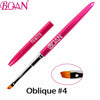 1PC Rose Gold UV Gel Brush Extension Liner Painting Brush Lines Liner Drawing Nail Brushes Nails Pen Manicure Nail Art Tools