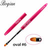 1PC Rose Gold UV Gel Brush Extension Liner Painting Brush Lines Liner Drawing Nail Brushes Nails Pen Manicure Nail Art Tools