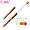 1PC Rose Gold UV Gel Brush Extension Liner Painting Brush Lines Liner Drawing Nail Brushes Nails Pen Manicure Nail Art Tools
