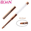 1PC Rose Gold UV Gel Brush Extension Liner Painting Brush Lines Liner Drawing Nail Brushes Nails Pen Manicure Nail Art Tools