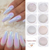 7pc Pearl Nail Glitter Brush Set Rub Dipping Powder for Nails Manicure Holographic Mirror Mermaid Gold Blue Nail Dust