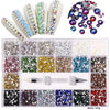 5000Pcs Super Set Multi-size Crystal AB Nail Rhinestones Drill pen Various Shapes 3D Nails Art Decorations Accessories