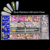 5000Pcs Super Set Multi-size Crystal AB Nail Rhinestones Drill pen Various Shapes 3D Nails Art Decorations Accessories