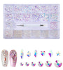 5000Pcs Super Set Multi-size Crystal AB Nail Rhinestones Drill pen Various Shapes 3D Nails Art Decorations Accessories