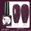 UR SUGAR Sparkling Gel Nail Polish Reflective Glitter Nail Gel Semi Permanent Nail Art Varnish For Manicures Need Base Top Coat