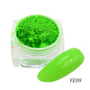 Neon Pigment Powder Fluorescence Nail Glitter Summer Charming Dust DIY Manicure Nail Art Paillettes Decoration