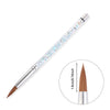 Kolinsky Sable Acrylic Nail Art Brush No 8/10/12/14 UV Gel Carving Pen Brush Liquid Powder DIY Nail Drawing Liquid Glitter Handl