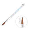 Kolinsky Sable Acrylic Nail Art Brush No 8/10/12/14 UV Gel Carving Pen Brush Liquid Powder DIY Nail Drawing Liquid Glitter Handl