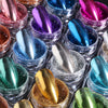23pc Nail Glitter Set Magic Mirror Metal Powder Nail Chrome Pigment Gel Polishing Rose Gold Sliver Accessories Dust