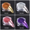 23pc Nail Glitter Set Magic Mirror Metal Powder Nail Chrome Pigment Gel Polishing Rose Gold Sliver Accessories Dust