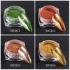 23pc Nail Glitter Set Magic Mirror Metal Powder Nail Chrome Pigment Gel Polishing Rose Gold Sliver Accessories Dust