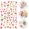 Summer Fruits 3D Nail Sticker Watermelon/Strawberry/Avocado Water Decals Slider For Manicure DIY  Nail Art Decoration