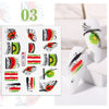 Summer Fruits 3D Nail Sticker Watermelon/Strawberry/Avocado Water Decals Slider For Manicure DIY  Nail Art Decoration