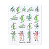 Summer Fruits 3D Nail Sticker Watermelon/Strawberry/Avocado Water Decals Slider For Manicure DIY  Nail Art Decoration