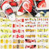 Nail Art Sticker Water Transfer Decals Set Slider Tattoo Foil Manicure Decoration Free shipping Butterfly Halloween Nail sticker