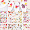 Nail Art Sticker Water Transfer Decals Set Slider Tattoo Foil Manicure Decoration Free shipping Butterfly Halloween Nail sticker