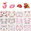 Nail Art Sticker Water Transfer Decals Set Slider Tattoo Foil Manicure Decoration Free shipping Butterfly Halloween Nail sticker