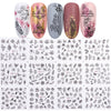 Nail Art Sticker Water Transfer Decals Set Slider Tattoo Foil Manicure Decoration Free shipping Butterfly Halloween Nail sticker