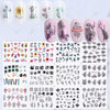 Nail Art Sticker Water Transfer Decals Set Slider Tattoo Foil Manicure Decoration Free shipping Butterfly Halloween Nail sticker