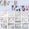 Nail Art Sticker Water Transfer Decals Set Slider Tattoo Foil Manicure Decoration Free shipping Butterfly Halloween Nail sticker