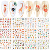 Nail Art Sticker Water Transfer Decals Set Slider Tattoo Foil Manicure Decoration Free shipping Butterfly Halloween Nail sticker