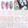 Nail Art Sticker Water Transfer Decals Set Slider Tattoo Foil Manicure Decoration Free shipping Butterfly Halloween Nail sticker