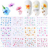 Nail Art Sticker Water Transfer Decals Set Slider Tattoo Foil Manicure Decoration Free shipping Butterfly Halloween Nail sticker