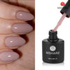MSHARE Milky White Gel Nail Polish Varnish Soak Off Cured with Nail Dryer Lacquer Milk