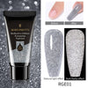 BORN PRETTY 30/20ml Glitter Acrylic Gel Finger Extension Silver Pink Extension Gel Soak Off Nail Art Gel Varnish