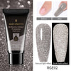 BORN PRETTY 30/20ml Glitter Acrylic Gel Finger Extension Silver Pink Extension Gel Soak Off Nail Art Gel Varnish