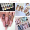 1 Sheet Nail Sticker Decals Waterproof Art Letter Flower Geometry Butterfly  Pattern Nail Sticker DIY Nail Art Decoration