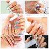Poly Extension Gel Nail Glitter Builder Gel Set All For Manicure Nail Art Design Painting Cateye Temperature Change Gel Extend