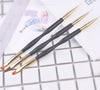 1PC Double Head Nail Art UV Gel Polish Design Dot Painting Detailing Pen Brushes