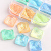 Nail Art Sugar Powder Shiny Candy Nail Chrome Pigment Dust Pink Blue Green Glitter Chrome Powder Sequin Manicure Decor