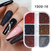 Nail Art Sugar Powder Shiny Candy Nail Chrome Pigment Dust Pink Blue Green Glitter Chrome Powder Sequin Manicure Decor