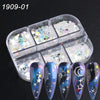 Nail Art Sugar Powder Shiny Candy Nail Chrome Pigment Dust Pink Blue Green Glitter Chrome Powder Sequin Manicure Decor