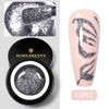 BORN PRETTY Sparkling Metallic Painting Gel Polish Soak Off Gel Nail Polish Flower Drawing Gold Silver Mirror Glitter UV Gel 5ml