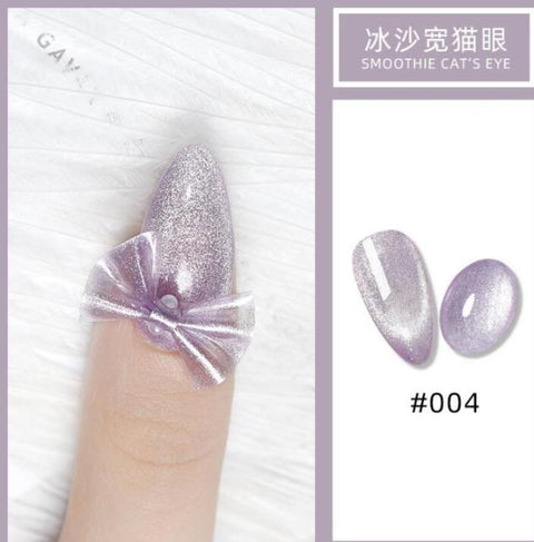 Cateye gel cat magnetic Nail Gel Silver Holographics Glitter Gel Nail Polish Magnetic Gel Polish For Nails Design