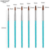 3/7Pcs Professional Manicure UV Gel Brush Pen Transparent Acrylic Nail Art Painting Drawing Brush Phototherapy Tools