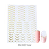 Rose Gold Striping Tape Nail Design Stripe Lines Geometry 3D Slider for Nails Gel Polish Sticker Decals for Manicure