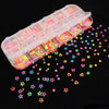 Double Layer Glitter Powder Drill Nail Art Manicure Tools Profesional Jewelry Recycling Box Storage Portable Container White DIY