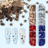 Double Layer Glitter Powder Drill Nail Art Manicure Tools Profesional Jewelry Recycling Box Storage Portable Container White DIY